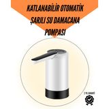 ieg™ Şarjlı Su Pompası 8000mAh | Cam Damacana Uyumlu | Tek Tuşla Kontrol | USB Şarjlı Otomat