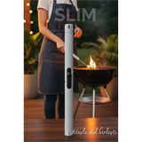 ieg™ Slim Çakmak - Barbekü, Pipo ve Mutfak Kullanımı İçin 21 cm Uzunlukta Gazlı Mangal Ça