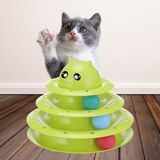 ieg™ Tower Of Tracks Eğlenceli Üç Katlı Kedi Oyuncağı Seti Kedi Oyunu
