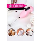 ieg™ Turk Süt Köpürtücü Kahve Karıştırıcı Mini Pilli Mixer Çırpıcı