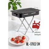 ieg™ Turk Xl Emaye Mangal Katlanır Ayaklı 57 x 32 cm 720535