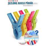 ieg™ Turk XL Plaj Havlu Şezlong Piknik Mandalı 4 ADET Mucca Design