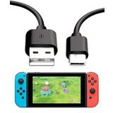 ienzaGenCables Anahtar 10FT Ekstra Uzun USB C Pil Şarj Kablosu Ev ve Araba için Kablo Nintendo Switch ve Lite ile Uyumlu (Siyah veya Beyaz, Sadece Kablo, AC Adaptörü veya Araç Şarj Cihazı Dahil Değildir)