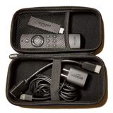 ienzaGenCables IENZA FireStickTV, All-New FireTV4K UltraHD, Chromecast, Roku Yayın Çubuğu ve Benzer Cihazlar için Koruyucu Seyahat Kılıfı (Yalnızca Kılıf)