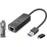 İetop Ietop LAN03 USB 3.1 Type-C Gen1 Ethernet Adaptör Gigabit Siyah