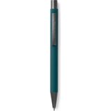 If Bookaroo Lüks Yumuşak Dokulu Siyah Tükenmez Kalem - Şık Tasarım Hediyelik Ajanda ve Defter Kalemi - Deep Teal - Mavi
