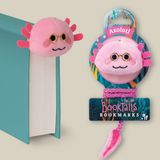 If Booktails Gözlüklü Pelüş Hayvan Figürlü Kitap Ayracı - Eğlenceli Çocuk ve Doğum Günü Hediyesi - Axolotl