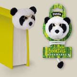 If Booktails Gözlüklü Pelüş Hayvan Figürlü Kitap Ayracı - Eğlenceli Çocuk ve Doğum Günü Hediyesi - Panda