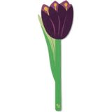 If Çiçek Kitap Ayracı Purple Tulip 16510 - Çok Renkli