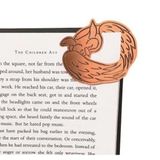 If Curled Up Corners Metal Kitap Ayracı - Sleepy Owl