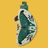 If Eclectionery Özel Tasarım Pamuklu Kumaş Kalemlik ve Makyaj Çantası - Desenli & Fermuarlı - MOTH