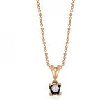 İf Pırlanta 0.08 ct Elmas Tektaş Kolye,