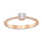 İf Pırlanta 0.10 ct Pırlanta Baget Yüzük