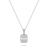 İf Pırlanta 0.35 ct Pırlanta Baget Kolye