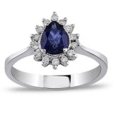 İf Pırlanta 1.05 ct Pırlanta Safir Yüzük