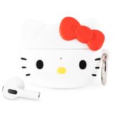 iFace Hello Kitty & Friends Sevimli AirPods 3 Kılıf AirPods 3. Nesil ile Uyumlu - Silikon Koruyucu Kapak [Karabina Klipsi Dahil] [Kablosuz Şarj Uyumlu Kapak] - Hello Kitty