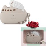 iFace x Pusheen Sevimli AirPods 3 Kılıf - Silikon Koruyucu Kapak [Karabina Klipsi Dahil] [Kablosuz Şarj Uyumlu Kapak] - Pusheen & Stormy