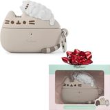 iFace x Pusheen Sevimli AirPods Pro Kılıf - Silikon Koruyucu Kapak [Karabina Klipsi Dahil] [Kablosuz Şarj Uyumlu Kapak] - Pusheen & Stormy