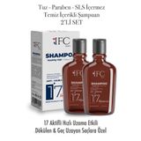 Ifc 2'li SET ! 17 Aktifli Hızlı Saç Uzatma Etkili + Dökülme Karşıtı Şampuan, Kolajen Keratin Biberiye