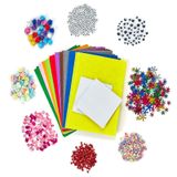 IFKEGON 20 Adet 1MM Keçe Levha, El Sanatları için Kumaş Levhalar 8.5"x6" Keçe Kumaş, Kişisel Renk Analizi Kiti için El İşi Malzemeleri, Çeşitli Keçe ve 8 Farklı Aksesuar Paketi (Keçesiz, Renkli)