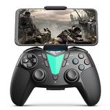 IFYOO iPhone iPad (Ver.13 veya Üzeri, Sadece MFi Oyunları için) / Android Akıllı Telefon (Sadece Ver.10 için) / PS4, ONE Pro Kablosuz Oyun Kumandası Joystick - Siyah