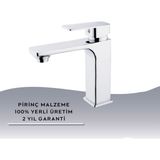 Igk Yapı – Kare KRA29001 Siera Lavabo Bataryası - Krom