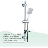 Igk Yapı - Tema Dinamik Carismo Sürgülü Duş Seti (51045) - Krom