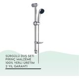 Igk Yapı - Tema Econ Sürgülü Duş Seti (51040) - Krom
