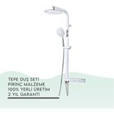 Igk Yapı - Tema Hill-Slim Tepe Duş Seti (53135) - Krom