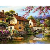 İğne İzi Hı Stone 5d Elmas Boncuk Taş Işleme Mozaik Goblen Kit 50X65CM SGK70151