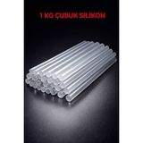 İğne İzi Mum Silikon Kalın 11.5X30CM Sıcak Mum Silikon Çubuk Uç 1 kg