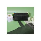 iğne izi Plastik Çanta Kanvası, Cüzdan Kanvası, El Yapımı Çanta Handmade Çanta siyah 22x45