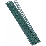 İğne İzi Plastik Çiçek Yapma Teli - Dekoratif Çiçek Yapım Teli - Craft Flower Making Wire - 40CM - 50 Adet Çiçek Yapım Teli - Çok Renkli