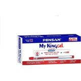 Iğne Uçlu Jel Kalem 12 Adet Kırmızı 0.5 Pilot Kalem Pensan Mykinggel Iğne Uçlu Jel Kalem Pilot Kalem 12 Kırmızı Tane 0.5mm - 0.5mm x Standart x Kırmızı
