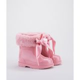 Igor Bimbi Kız Çocuk Açık Pembe Yağmur Çizmesi Kauçuk Tabanlı Bantlı Su Geçirmez W10258-010 - Rosa