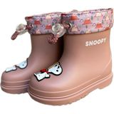 Igor Bımbı Snoopy Kız Erkek Çocuk Yağmur Çizmesi Pudra Somon Renk Kauçuk Taban Su Geçirmez - Pudra - Somon