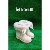 IGOR Bimbi Soft Borrego Kürklü Krem çocuk yağmur çizmesi