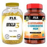 Igor Flx Omega 3 180 Softgel & Flx Glukozamine Vitamin D 60 Tablet