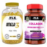 Igor Flx Omega 3 180 Softgel & Flx Kollajen Tip-1-2-3 60 Tablet