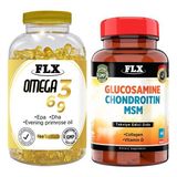 Igor Flx Omega 3-6-9 180 Softgel & Flx Glukozamine Vitamin D 60 Tablet