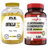 Igor Flx Omega 3 Balık Yağı 90 Softgel & Nevfix Glucosamine Chondroitin Msm 120 Tablet