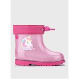Igor Fuşya Unisex Bebek Yağmur Botu BIMBI UNICORNIO GLITTER