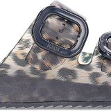 Igor Habana Brillo Leo Kadın Siyah Leopar Desenli Terlik S10336-002 41