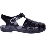 Igor Kadın Sandalet S10258 Biarritz Brillo Siyah PVC Malzeme ile Rahat ve Konforlu Tasarım