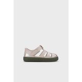 Igor Nıco Logolu Cırt Cırtlı Unisex Çocuk Sandalet S10368 KAKİ