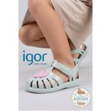 IGOR S10310 Tobby Gloss Love Mint Ortopedik Günlük Kız Bebek & Çocuk Sandalet