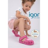 IGOR Tobby Gloss Love Kız Bebek & Çocuk Sandalet Kalpli - Fuşya S10310-007