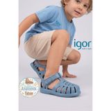 IGOR Tobby Solid Bebek & Çocuk Oceano Mavi Gri Günlük Stil Sandalet S10271-225