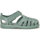 Igor TOBBY SOLID Yeşil Unisex Çocuk Düz Sandalet PVC Malzeme ile Kısa Topuklu Tasarım