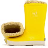 İgor W10207 Splash Nautico Kürklü Sarı Unisex Çocuk Yağmur Çizmesi